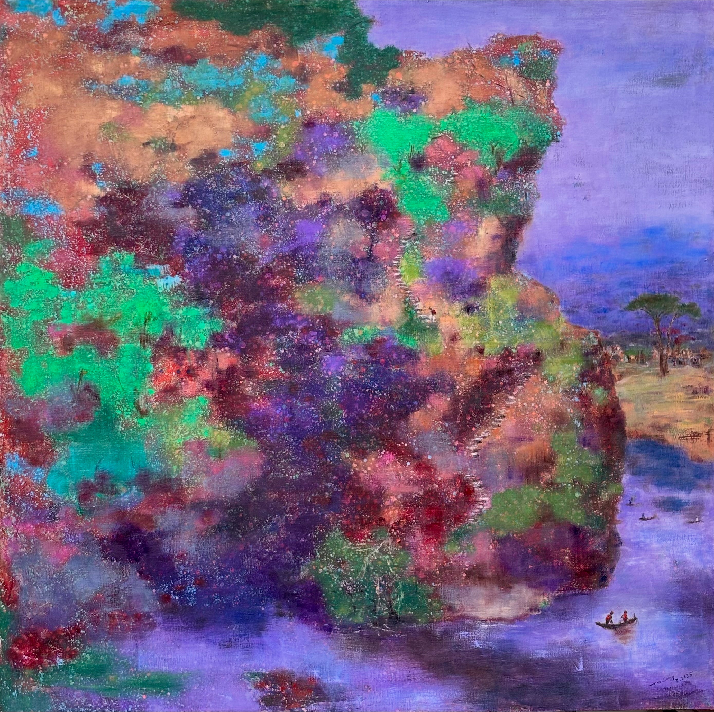 Primitive life  oil painting