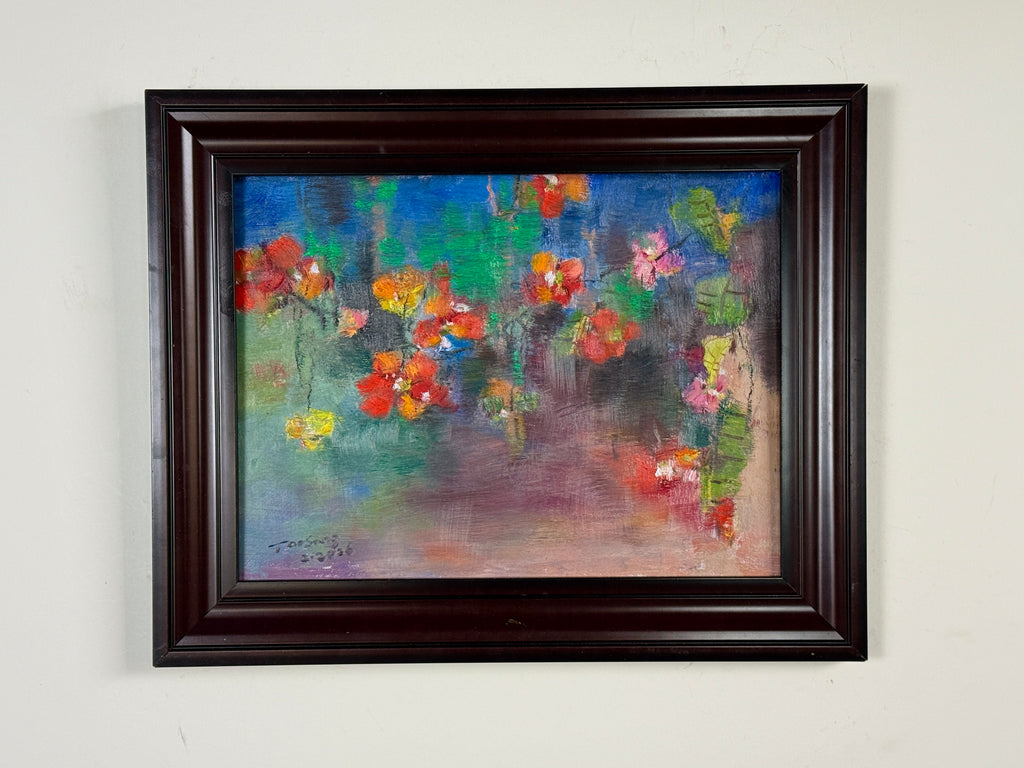 Blossom oil painting