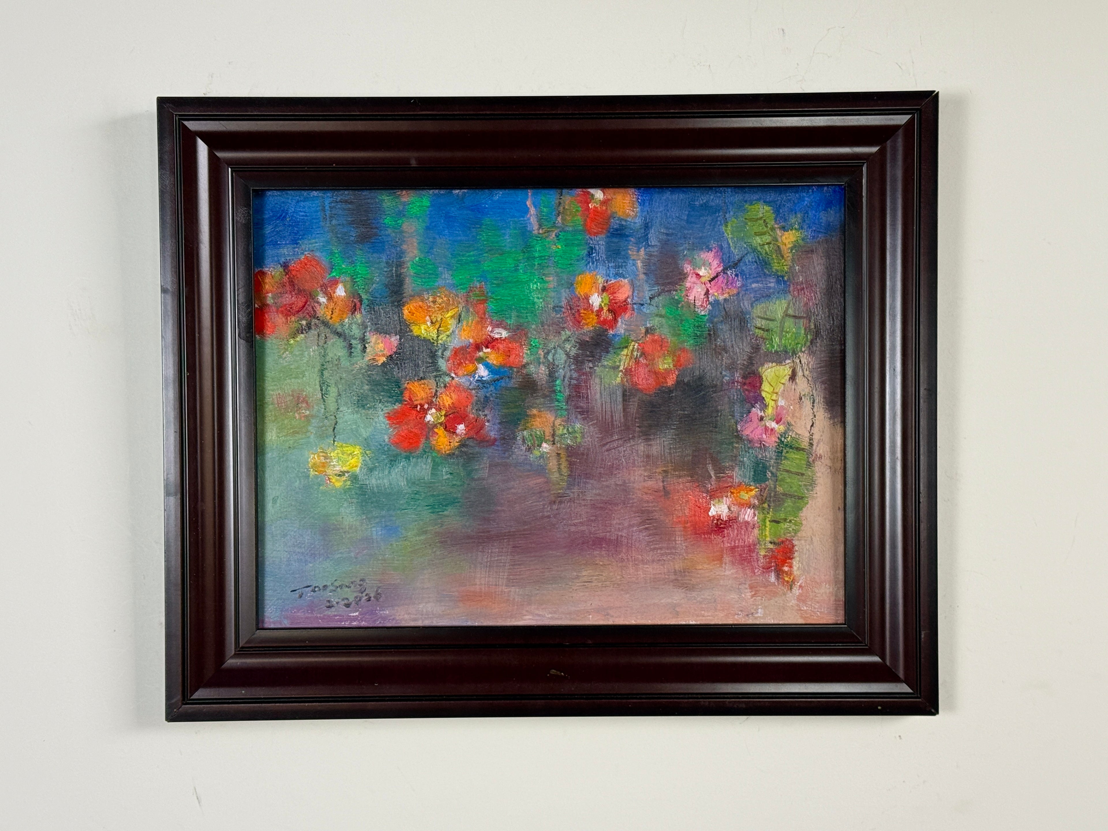Blossom oil painting