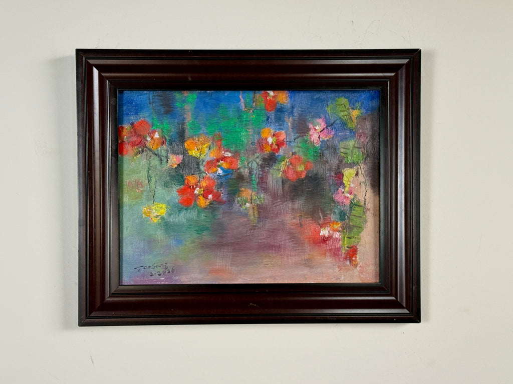 Blossom oil painting
