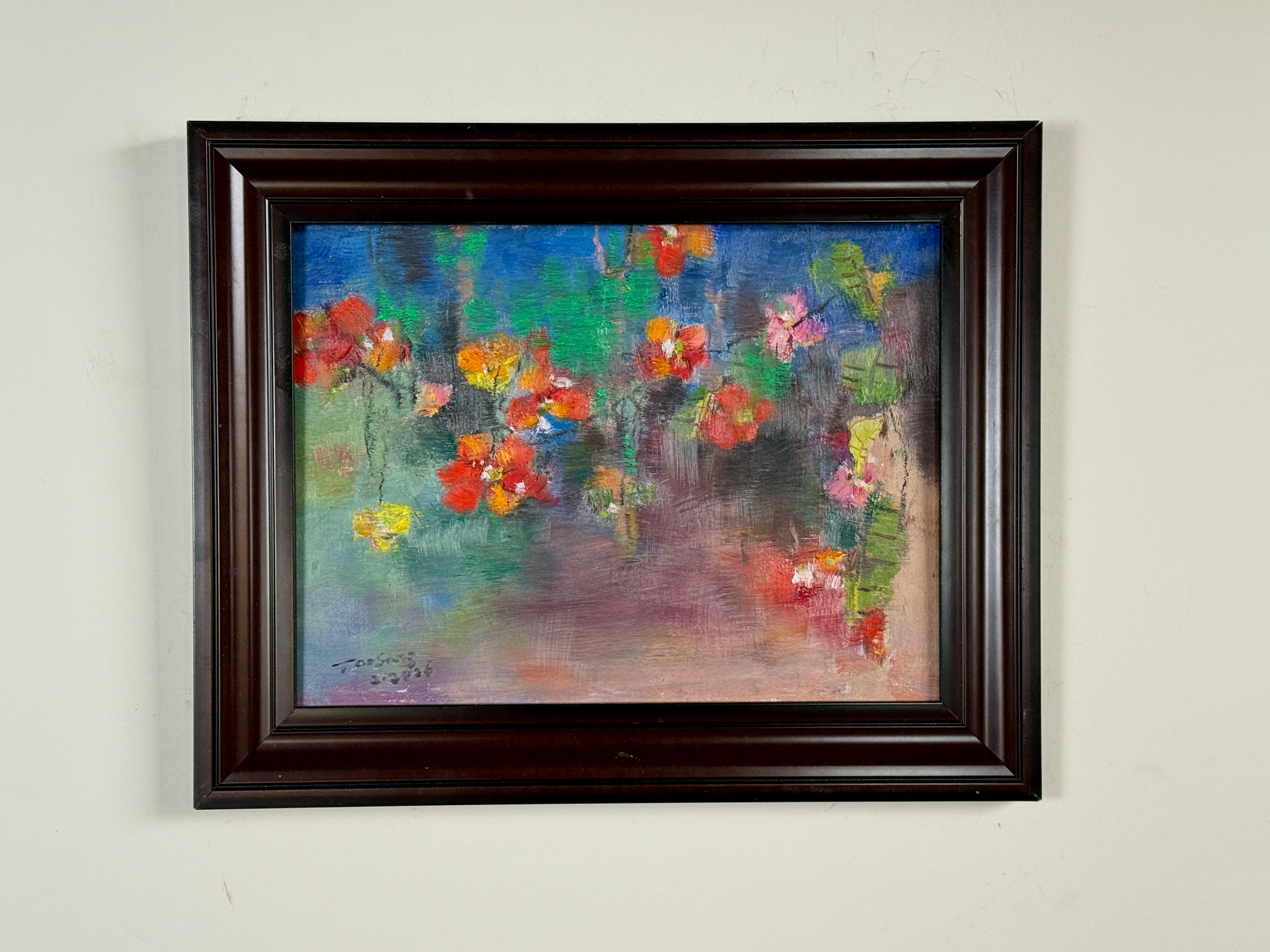 Blossom oil painting